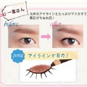 目のかたち別 アイメイクのやり方